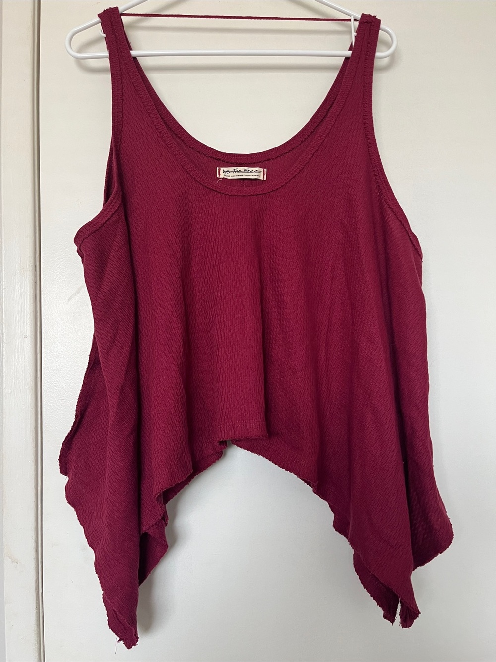 FREE PEOPLE SING LA LA TRAPEZE TANK TOP OB1338264 HNDKRCHF HEM GONE GOGI Small